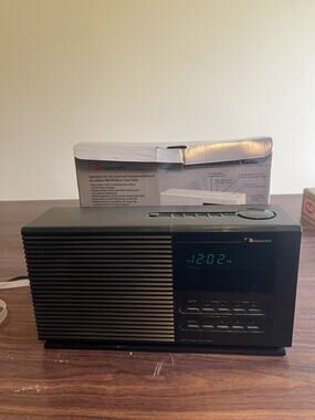 Nakamichi TM-1 Vintage AM/FM Stereo Clock Radio Alarm - Tested Working W/ Box